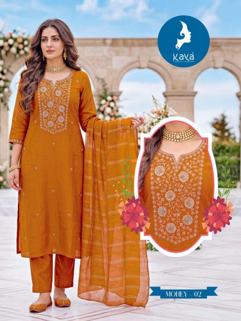 Kaya mohey 3pcs wholesale kurtis in surat with price